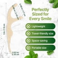 thumbnail image 4 of Double Thread  Floss Picks (200-Count) - Mint Flavoured  -Based  Flossers for Tight  - Plastic-Free Floss with  Design for  Gums, 4 of 6