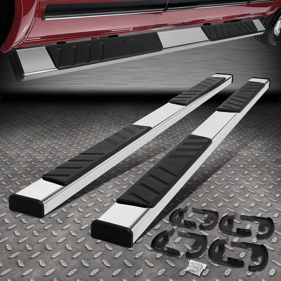 Nuvision for 04-14 Ford F150 Super/Extended Cab 5" Chrome Step Nerf Bar Running Board