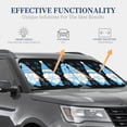 thumbnail image 4 of Bingfone Christmas Gnome Snowflake Windshield Sun Shade 2-Piece Foldable Car Front Window Sunshade for Most Sedans SUV Truck - Medium, 4 of 7
