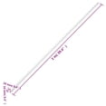 thumbnail image 2 of vidaXL Cable Trunking 0.4"x0.4" 32.8' PVC, 2 of 8