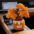 thumbnail image 4 of Stuffed Potted Plants Plush Doll, Yew Pine Plush Toy, Huggable Plants Plush Toy, Adorable Stuffed Potted Plants, Suitable for Office Decor, Wonderful Gifts for All Ages, 4 of 8