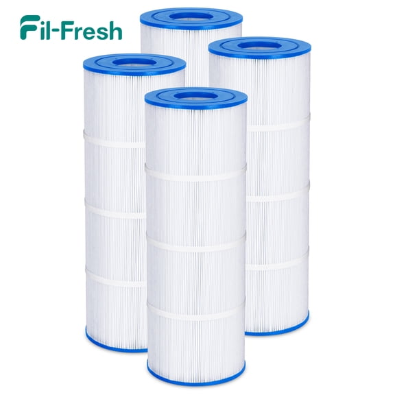 Fil-Fresh C3030 Pool Filter Cartridge 4-Pack Compatible with Hayward SwimClear C3030 C3025 C3020 Star-Clear C580E | Replaces CX580XRE Pleatco PA81 PA81-4 Unicel C-7483 | 19-3/4" x 7" OD x 3" Open | 8
