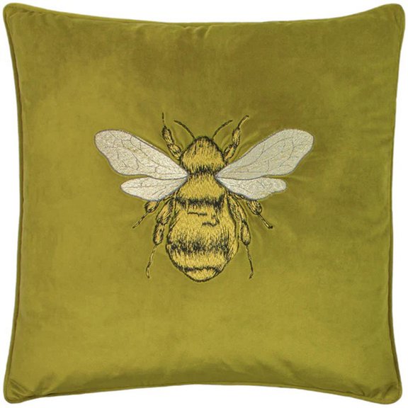 Paoletti Hortus Bee Throw Pillow Cover