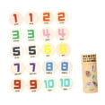 thumbnail image 3 of Juego de memoria infantil, juguetes educativos, desarrollo cognitivo, aprendizaje temprano, divertido, con madera. Patrón numérico, 3 of 9