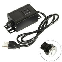 Garbage Disposal Air Switch Kit Single Outlet Single Control On/Off Air Button