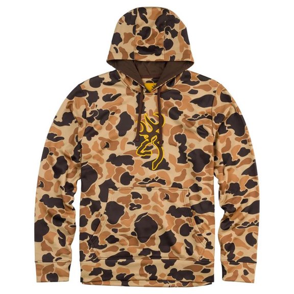 Browning Tech Hooded Sweatshirt - Vintage Tan