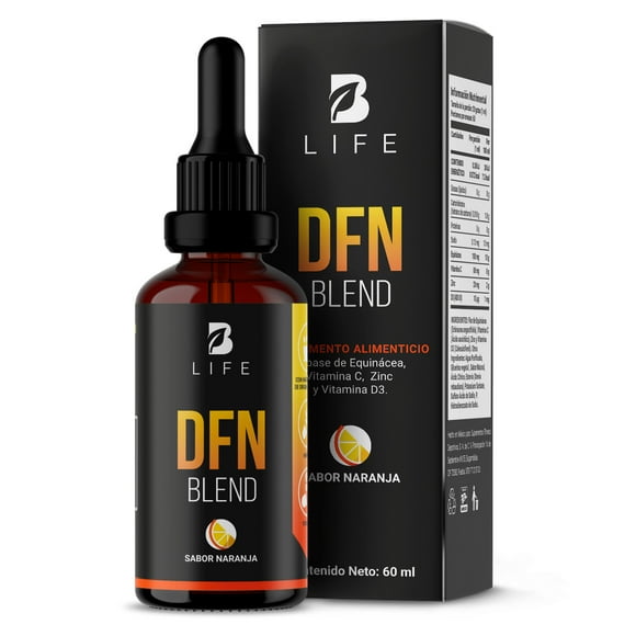 Immune Complex Gotas para 60 días. Ingredientes naturales: Vitamina C, D3, Zinc y Echinacea de 60 Tomas. Immune Complex Naranja B Life. BLIFE GOTAS