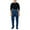 Navy, variant on Bobifish Boys Pants Winter Thermal Fleece Pants With Footies And Pockets Kids Indoor Outdoor Play Comfortable Casual Jogger Sweatpants,Sizes 5-6Y