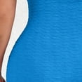 thumbnail image 4 of QUNYINEY Mini Cocktail Dresses for Women Evening Party Blue Sleeveless Wedding Guest Bodycon Dresses Crew Neck Slim Fit Elegant Ruched Dresses, 4 of 6