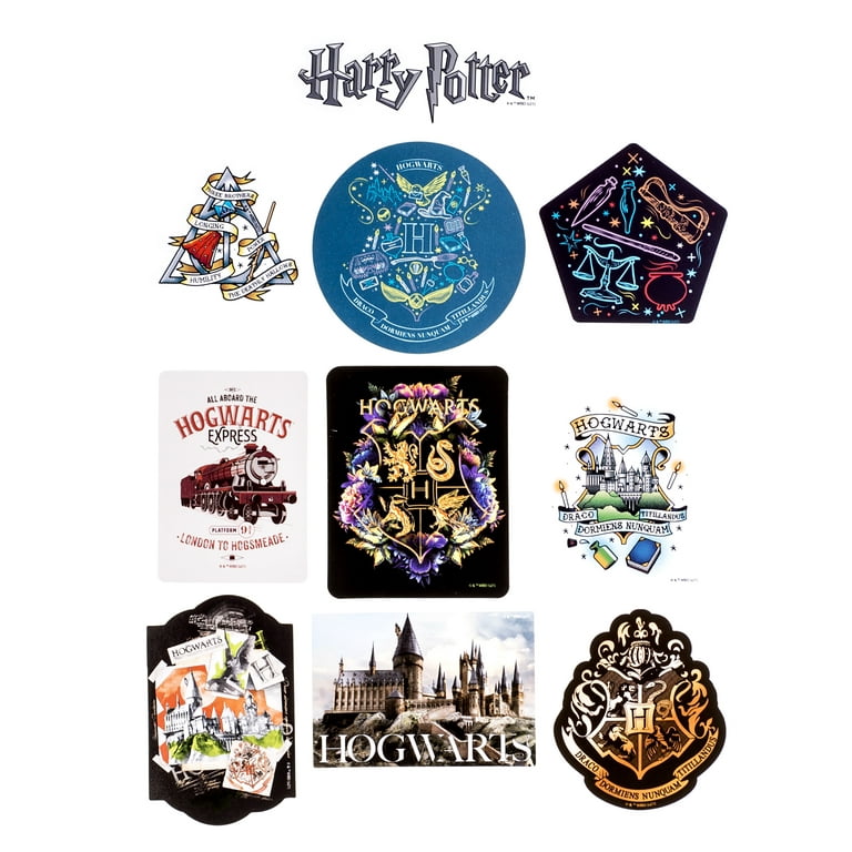  Harry Potter Slytherin Pocket Journals Set - 3 Pc Harry Potter  Party Favors Bundle with Slytherin Notebooks for Kids Plus Phone Decals