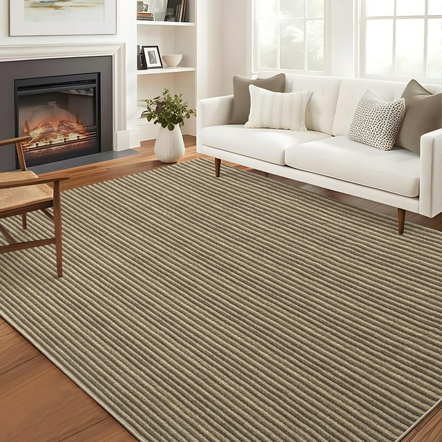Machine Washable Abstract Rug – Modern Non-Slip Gradient – Soft Low Pile & Foldable – Living, Bedroom, Dining & Playroom – Indoor Use