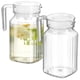 thumbnail image 1 of 2 pcs jarras de gran capacidad jarras de agua con tapas para bebidas de té agua fría caliente, 1 of 8