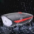 thumbnail image 5 of Luces recargables, lámpara de bicicleta 250, sonidos de faros, linterna impermeable para luz nocturna de faro de bicicleta, 5 of 5