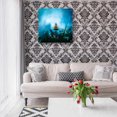 thumbnail image 5 of Epic Art 'Temporary Peace' by Mario Sanchez Nevado, Acrylic Glass Wall Art, 24"x24", 5 of 6