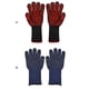 thumbnail image 3 of Inteprter 1 par de guantes antillamas para horno, guantes para barbacoa, resistentes al calor, antideslizantes, guantes protectores de muñeca para horno, Herramientas y accesorios para hornear No.02 Inteprter HA002149-02, 3 of 6