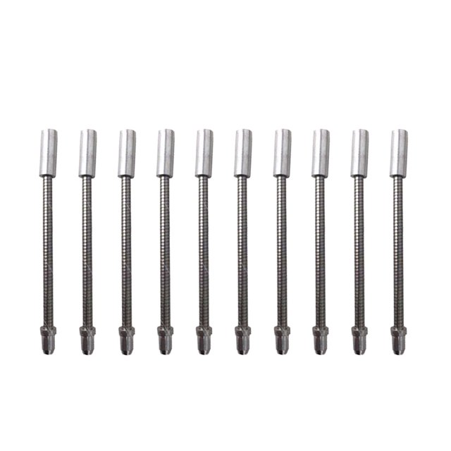 Greeniant Fideos de freno para bicicleta en V, 10 piezas, ligeros, protección, botas de tubo de guía de Cable, mano de obra fina tipo 2 Type3 NO3 Greeniant OD020825-02B