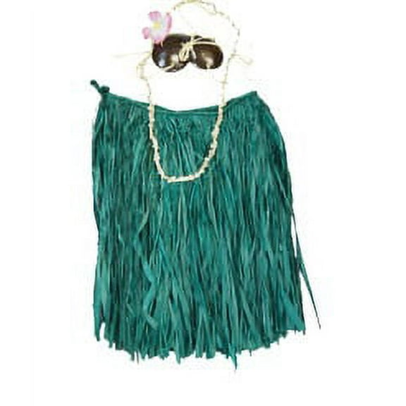 Souvenir Hula Hula Skirt Teen Green