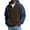 Brown1, variant on KHONTS Men's Quarter Zip Hoodies Drawstring Waffle Knit Hooded Sweatshirt Casual Long Sleeve Pullover Tops with Pocket Red XL