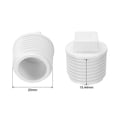 thumbnail image 2 of Uxcell 20Pcs Tapón de Rosca Macho de 1/2" Tapones NPT para Línea de Agua de Plomería, 2 of 6