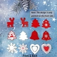thumbnail image 4 of 24 Uds. De adornos de madera para árbol de Navidad, decoración de adornos para árbol de Navidad de madera, manualidades DIY con caja de almacenamiento de madera Xemadio LKX-1828, 4 of 8