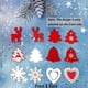 thumbnail image 4 of Juego de 24 adornos de madera para árbol de Navidad, adornos de madera para árbol de Navidad, manualidades de bricolaje con caja de almacenamiento de madera, 4 of 8