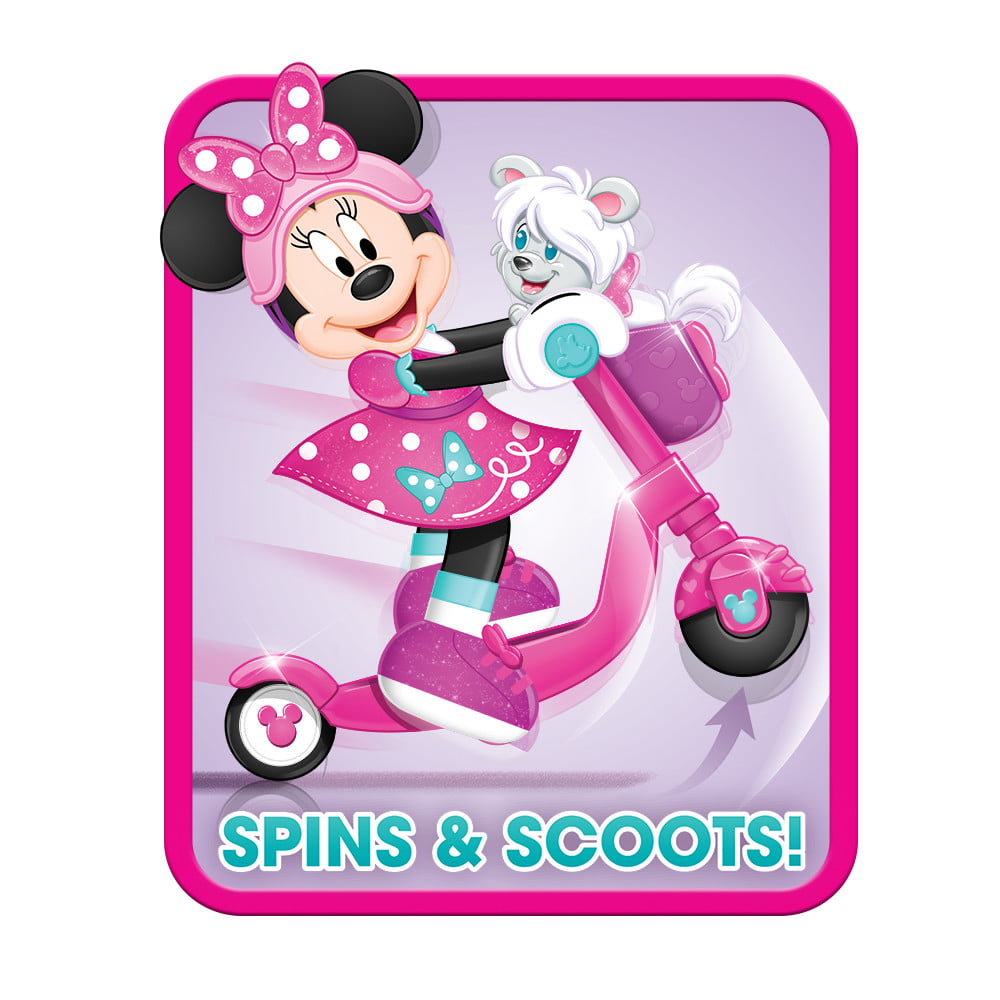 minnie mouse sing and spin scooter