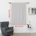 thumbnail image 3 of Clearance！Beppter Curtain Clearance 1PC Roman Curtain Beige Tie Up Curtains for Kids Room Small Windows Thermal Insulated Window Shades for Bathroom Kitchen Rod Pocket (30 X 46 Inches Long), 3 of 5