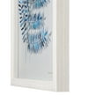 thumbnail image 4 of Crystal Art Gallery Contemporary Botanical Set of 2 Framed Glass Prints, Blues, 4 of 6