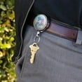 thumbnail image 2 of Dog Mom Heavy Duty Metal Retractable Reel ID Badge Key Card Tag Holder with Belt Clip, 2 of 4