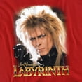 thumbnail image 2 of Labyrinth Jareth David Bowie T Shirt (Red) Medium, 2 of 6