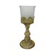 thumbnail image 1 of Candelabro a prueba de viento, candelabro, regalo, artesanía, adorno de mesa, candelabro vintage, candelabro de metal para fiesta, boda Marrón, 1 of 10