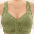 thumbnail image 2 of Women's Front Button Up With A Non Underwire Plus Size Vest Push Up Bra, 2 of 5