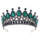thumbnail image 1 of Corona de boda, tiara nupcial, corona de novia, diadema, tocado de novia, accesorio para el cabello con diamantes de imitación, 1 of 6