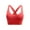 Red, variant on JIUKE Sports Bra for Women High Support Racerback Strappy Running Sports Bras Seamless Workout Yoga Bras