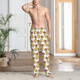 thumbnail image 3 of Cauagu Rubber Duck Chicken Bird Mens Pajama Pants Sleep & Lounge Pants,PJ Bottoms with Pockets-Medium, 3 of 7