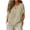 01-Khaki, variant on Diufon Oversized Tees for women Cotton Linen Round Neck Short Sleeve T-Shirts Summer Casual Solid Color Tops