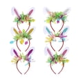 thumbnail image 2 of 6 diademas con orejas de conejo de Pascua, accesorios para disfraz de Halloween y cosplay para fiestas., 2 of 8