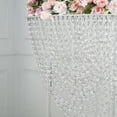 thumbnail image 6 of Efavormart 32" Tall Acrylic Crystal Chandelier Wedding Bouquet Pillar Centerpiece, Large Flower Arrangement Table Stand, 6 of 11