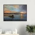 thumbnail image 2 of Castle Stalker Twilight | Signed Fine Art Prints By Scottish Artist Hunter | Unframed or Varied Frames Available, 2 of 30