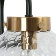 thumbnail image 6 of LNC Astrid 31-in 4-Light Matte Black LED Modern/Contemporary Vanity Light, 6 of 18