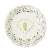 Netflix's Bridgerton Dinner Plate, Floral Pattern, Multi-Color, Disposable, Paper, 9 inch, 8 Count