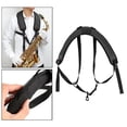 thumbnail image 4 of Saxofón profesion Correa de cuello de hombro doble Longitud Correa de hombro de saxofón para saxofón tenor Saxofón Yuyangstore correa de hombro doble, 4 of 8