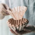 thumbnail image 3 of WIFKLSIIPG 50PCS Pulp Cake Coffee Filter 50g Bowl Shaped Handmade Paper Round Coffee Filter(Khaki), 3 of 3