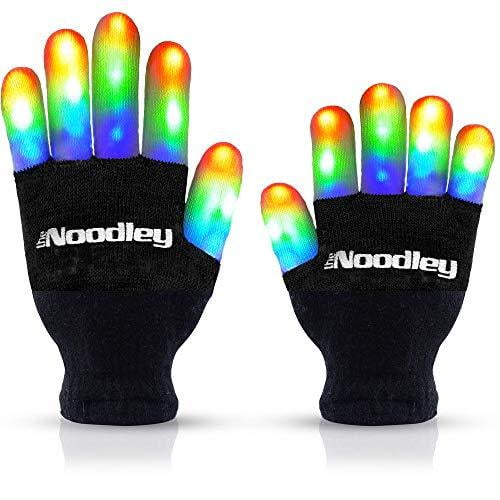 The Noodley Knit LED Gloves Light up Toys for Boys & Girls ...