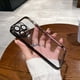 thumbnail image 3 of Luxury Plating Clear Silicone Phone Case For iPhone 15 14 13 12 11 Pro X XR XS Max 7 8 Plus Mini Lens Protection Case Back Cover, 3 of 5