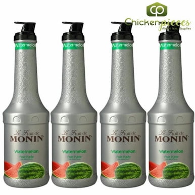 Monin Watermelon Puree Beverage 1L/33.81oz (4/Case)