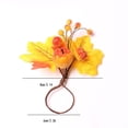 thumbnail image 3 of Kitchen Tableware Halloween Orange Pumpkin Leaf Napkin Ring Maple Leaf Napkin Buckle Autumn Fruit Red Napkin Ring, Kitchen Tableware, 3 of 6