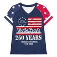 thumbnail image 5 of CAIXIA 250th Anniversary USA Shirt Women American Flag T Shirt 4th of July Patriotic Tees 250 Years America Tops, 5 of 5