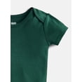 thumbnail image 4 of Wonder Nation Baby Boys' Solid Bodysuit with Short Sleeves, 3-Piece, Sizes 0M-24M, 4 of 4