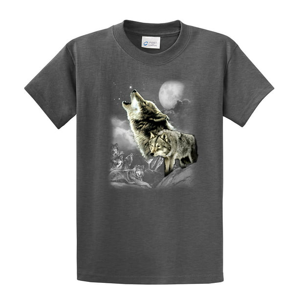 Trenz Shirt Company - Wolf Short Sleeve T-shirt Wolves in The Wild ...